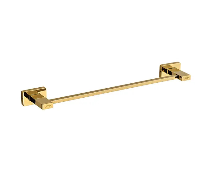 Cera F5013104FG Lustre Bold French Gold Finish Stainless Steel (SS 304) Towel Rail - 450 mm (18")
