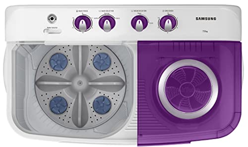 Samsung 7 kg, 5 star, Semi-Automatic Top Load Washing Machine (WT70M3000UU/TL, Air Turbo Drying, LIGHT GRAY)