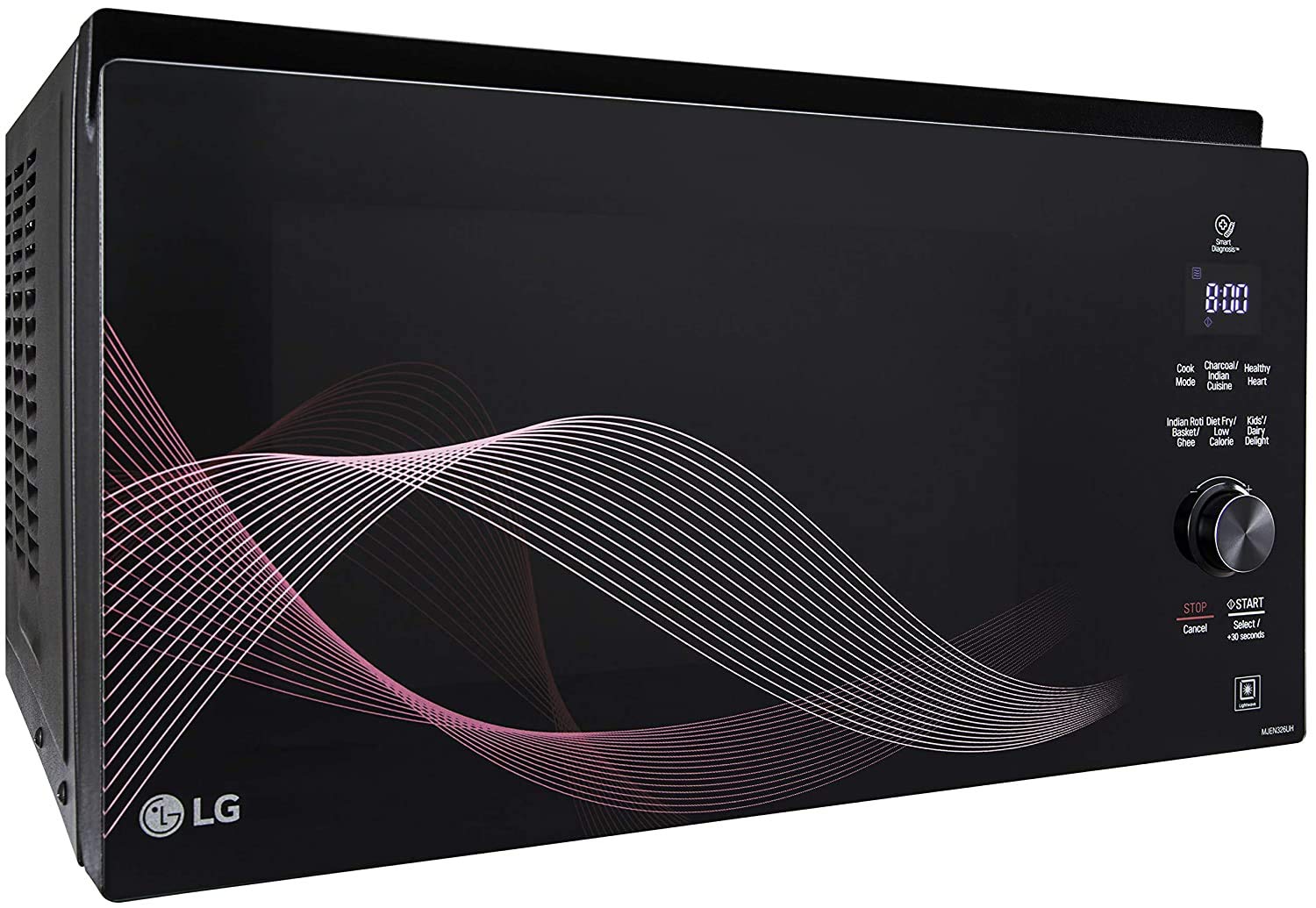 LG 32 L Charcoal Convection Healthy Heart Microwave Oven (MJEN326UH, Black)
