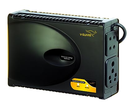 V-Guard VG Crystal Voltage Stabilizer for Television (Black)