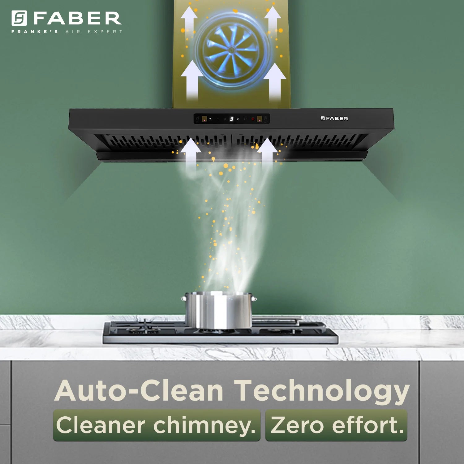 Faber Kitchen Chimney Hood CHARM BLDC HC SC FL BK IN 90 – T: Efficient and Stylish