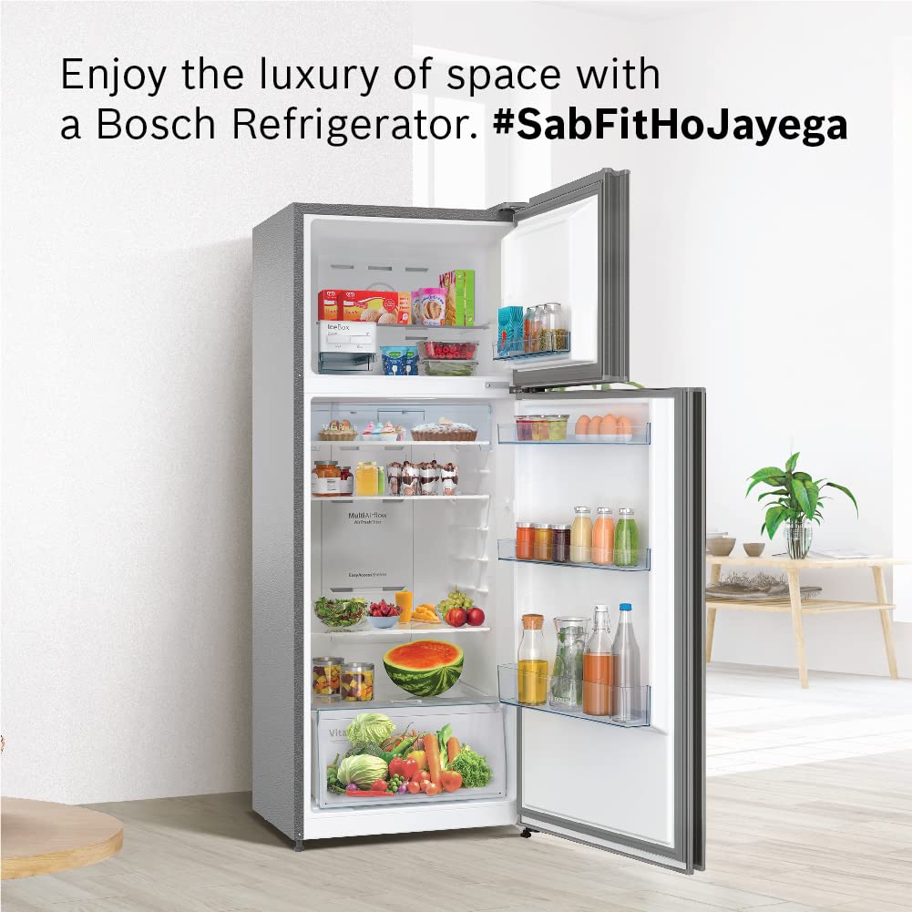 Bosch Max Convert 290L குளிர்சாதன பெட்டி CTC29S03NI ‎ஸ்பார்க்லி ஸ்டீல்