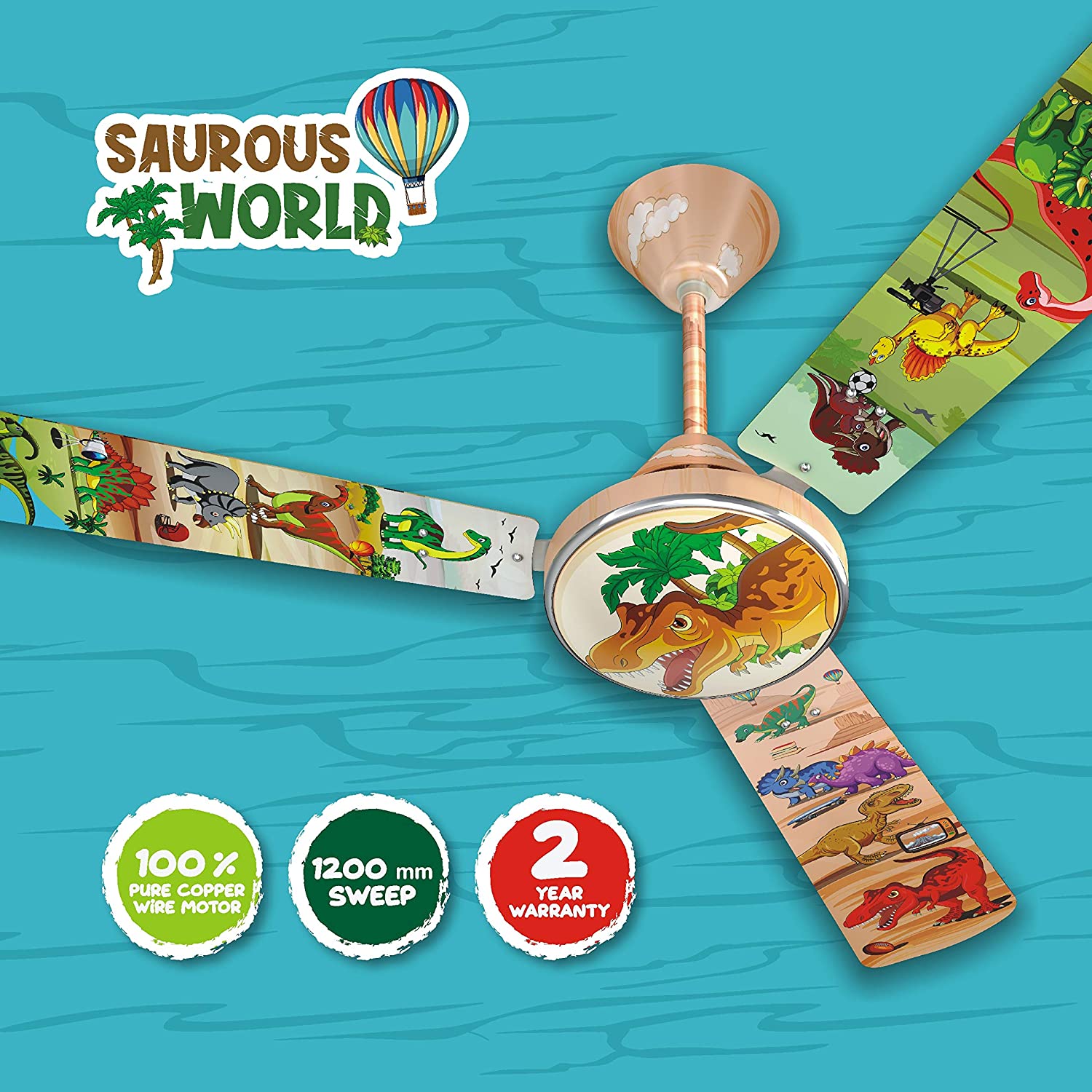 Havells Safari 1200mm Ceiling Fan Multicolour