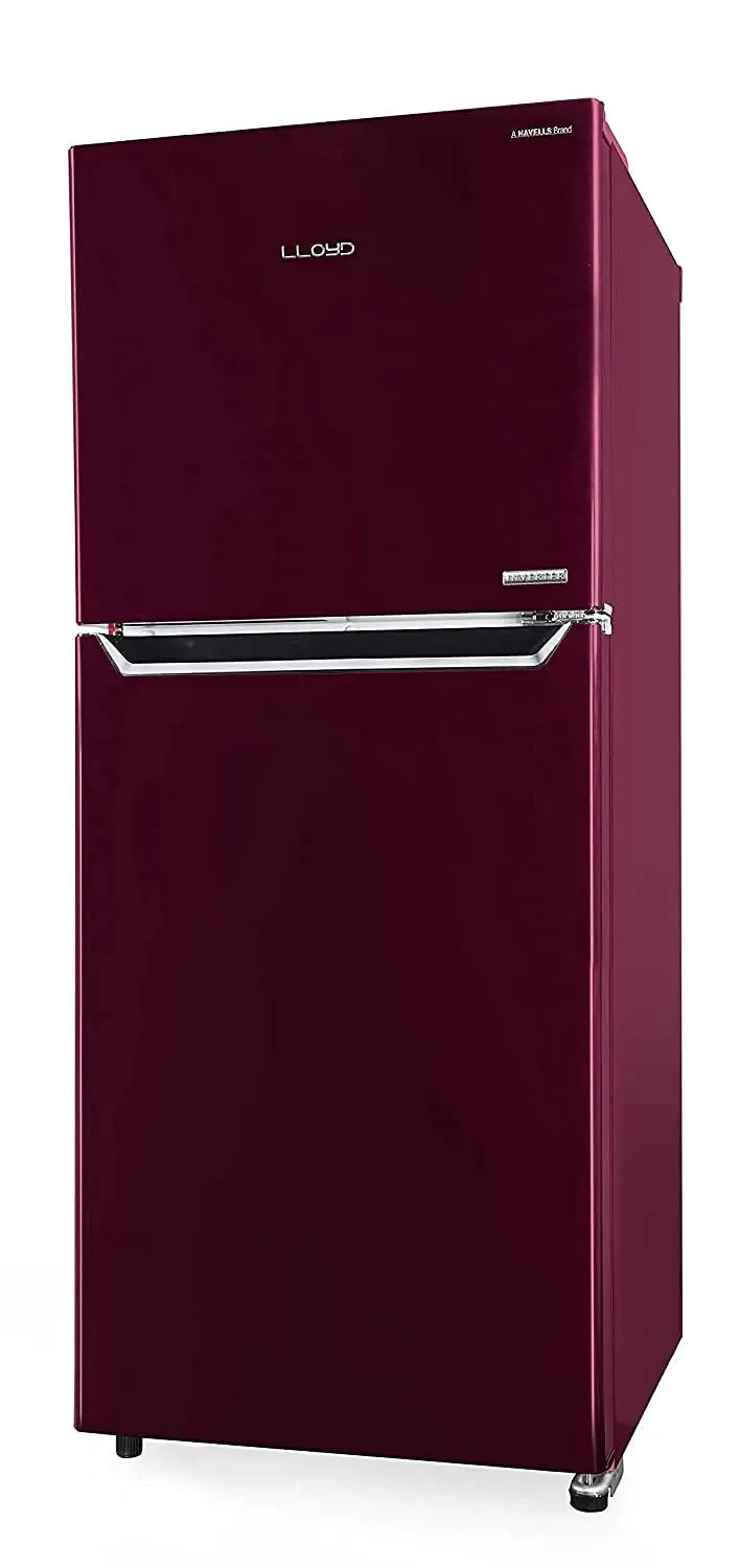 Havells-Lloyd 276 L 2 Star Inverter Frost Free Double Door Refrigerator (GLFF282AMWT1PB Metallic Wine, 2022 Model)