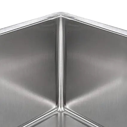 FRANKE BXX 210/110-57 3 1/2 Kitchen Sink, Silver, Steel Finish