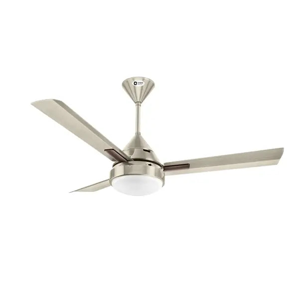 Orient Electric Spectra Under-Light Pewter Finish Ceiling Fan with Remote (Silver, 1200 mm)