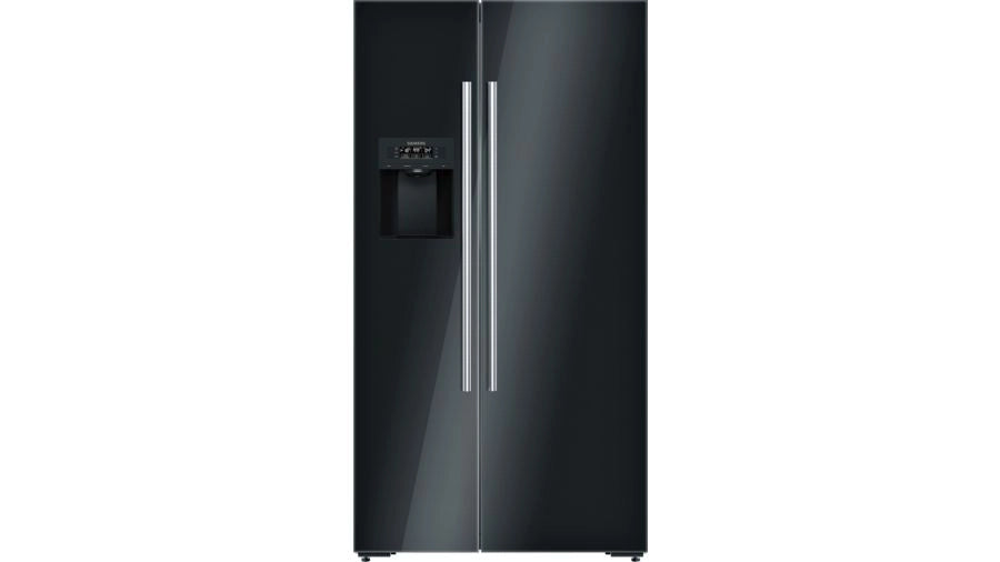 Siemens iQ700 Side-by-side fridge-freezer 175.6 x 91.2 cm Black KA92DSB30I