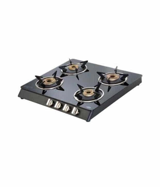 Kaff KC 60 GBK AI Auto Ignition 4 Burner Cooktop