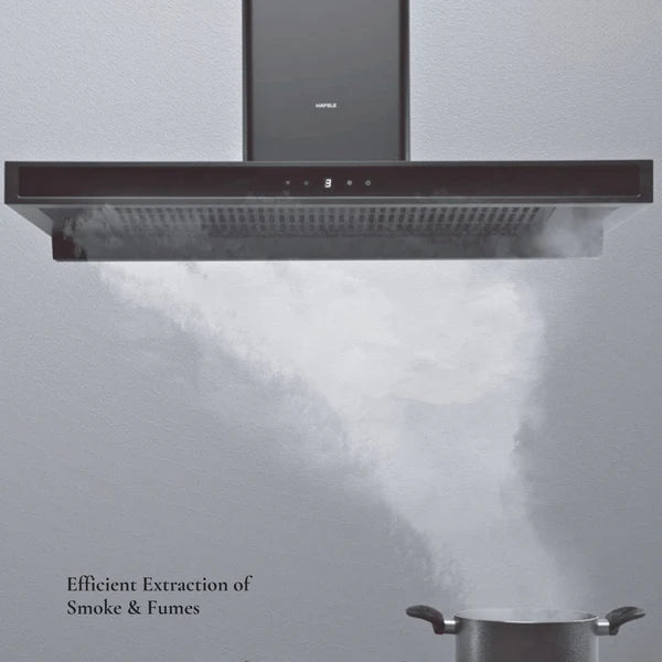 Hafele DATURA NEO 90 90cm Wall Mount Chimney - Sleek and Efficient