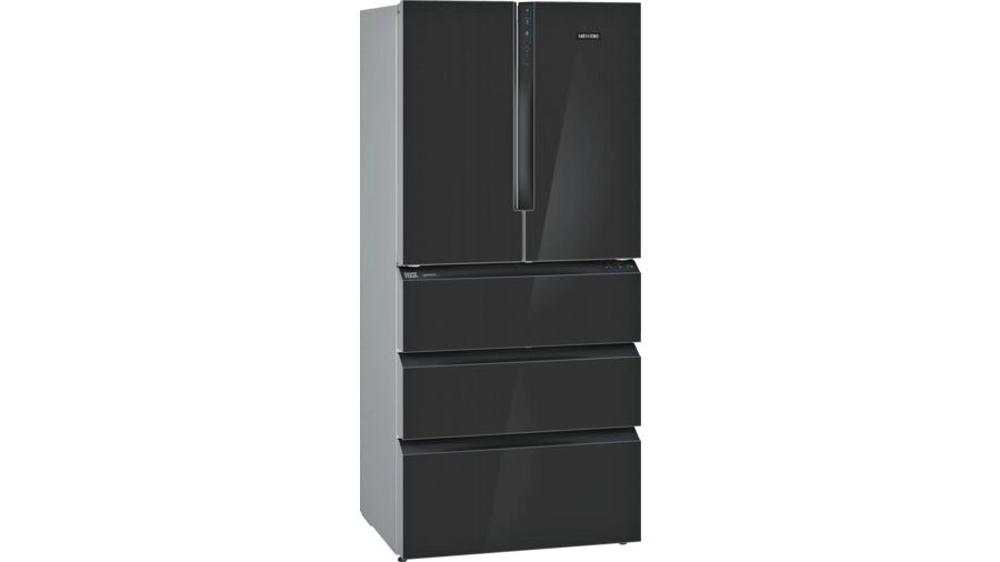 Siemens iQ700 KF86FPB2I French Door Bottom Freezer, 3 Doors, 183x81cm, Black