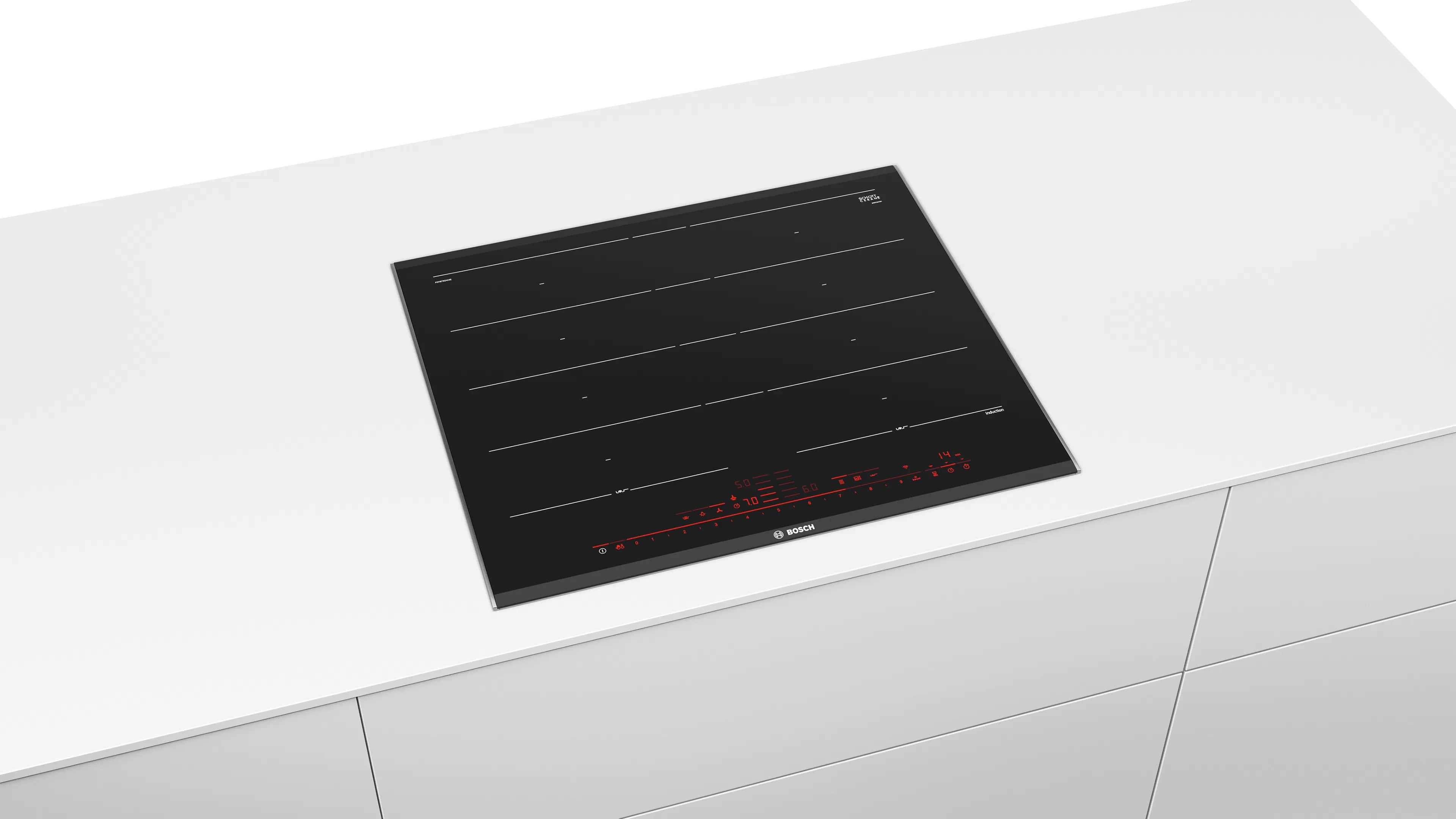 Bosch PXY675DW4E Series 8 Induction hob 60 cm Black