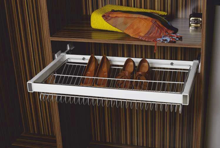 Inox Klasse Shoe Rack Pull Out W/Soft Close Runners
