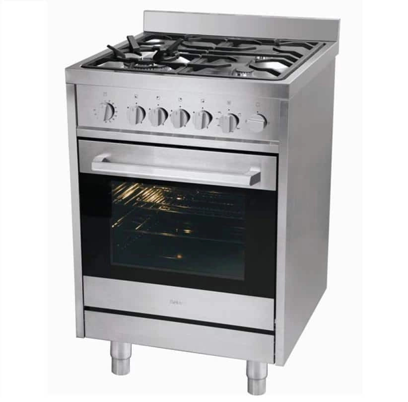 Kaff KSQ 60 Cm 4 Burner Stainless Steel Cooking Range