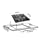 Glen 4 Burner Built-in Glass Hob 1065 TR
