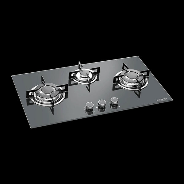 Kutchina HB 3B ECO BL 78 3 Burner Auto Built in Hob