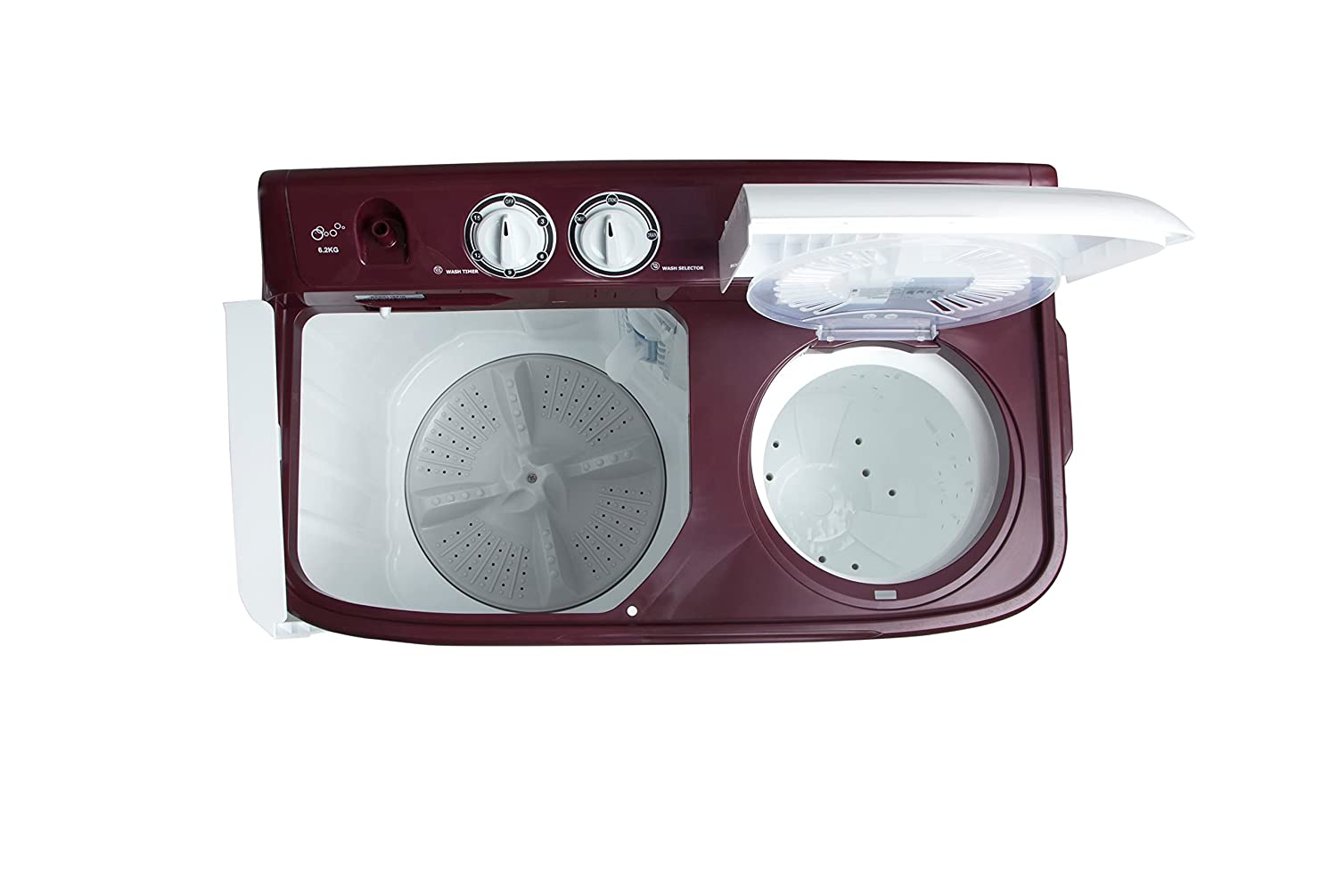 Haier 7 Kg 5 Star Rating Semi Automatic Top load Washing Machine (HTW70-1187BON, White)