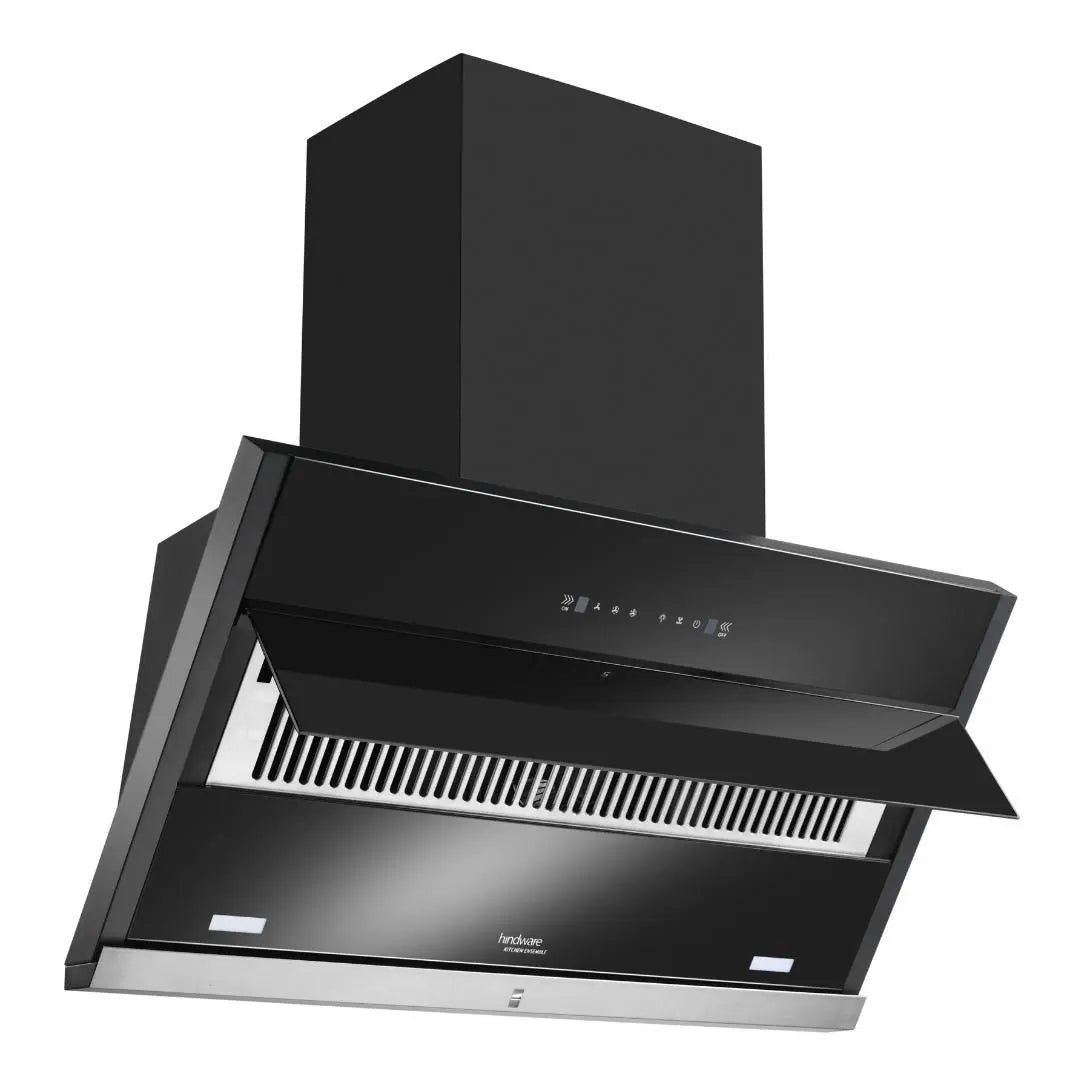 Hindware Wall Mount Chimney MAPLE 90 BLK Auto Clean