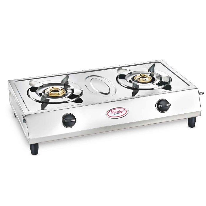 Prestige Agni Classic Stainless Steel 2 Burner Gas Stove 40077