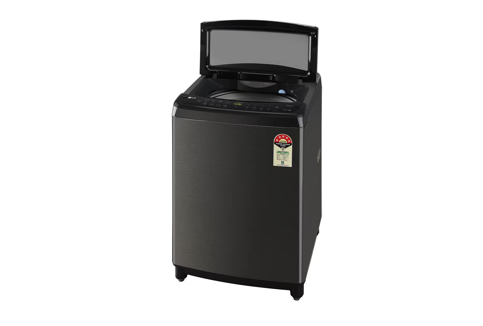 Lg Electronics 11 Kg 5 Star Inverter Wi-Fi Fully-Automatic Top Loading Washing With In-Built Heater (Thd11Swp, Platinum Black, Aidd Technology)