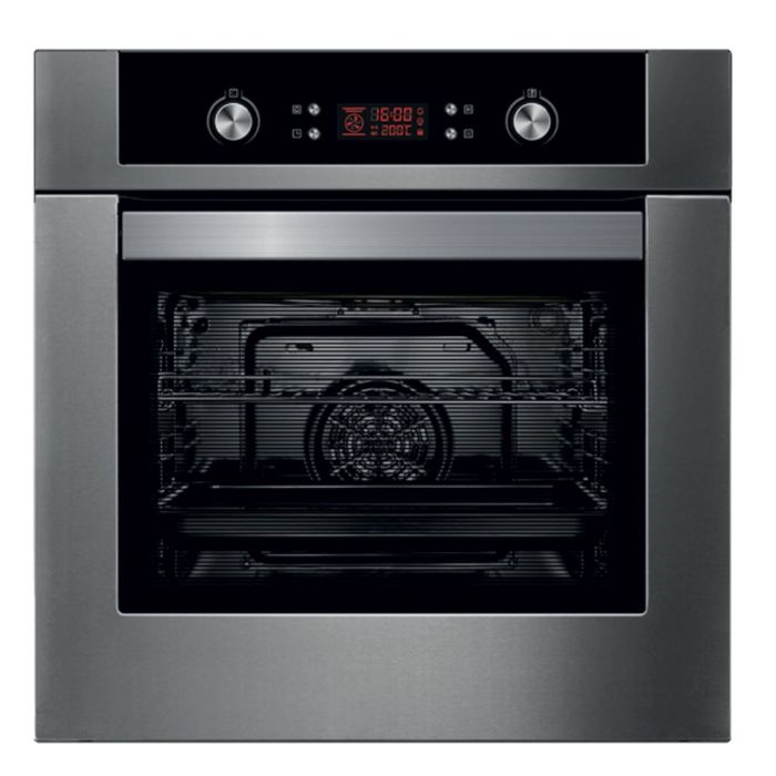 HAFELE Ribb 70 Steel &amp; Glass Built-in Oven 60 cm, Stainless Steel