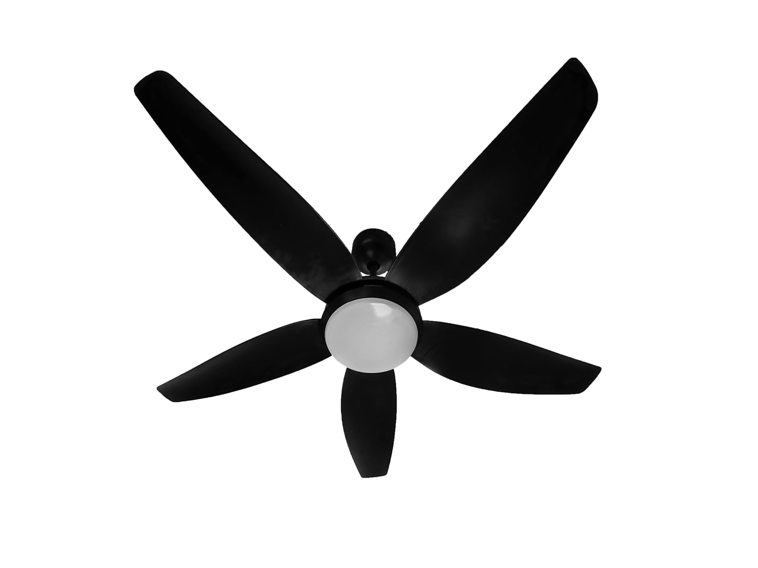 eFF4 Artistic 1200mm 5 STAR 5 blade BLDC Ceiling Fan, Black, with Aerodynamic ABS Blade