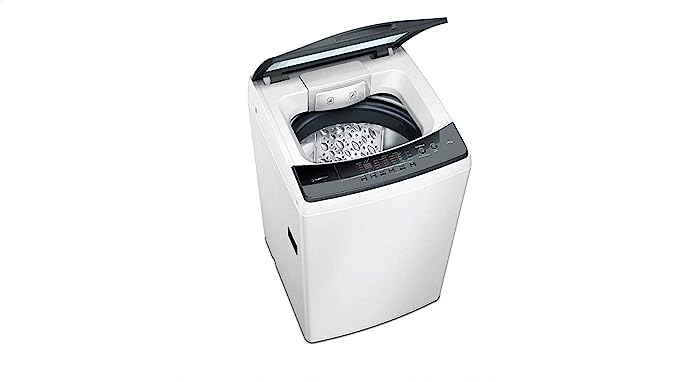 Bosch 7 kg Fully Automatic Top Loading Washing Machine (WOE704W1IN, White)