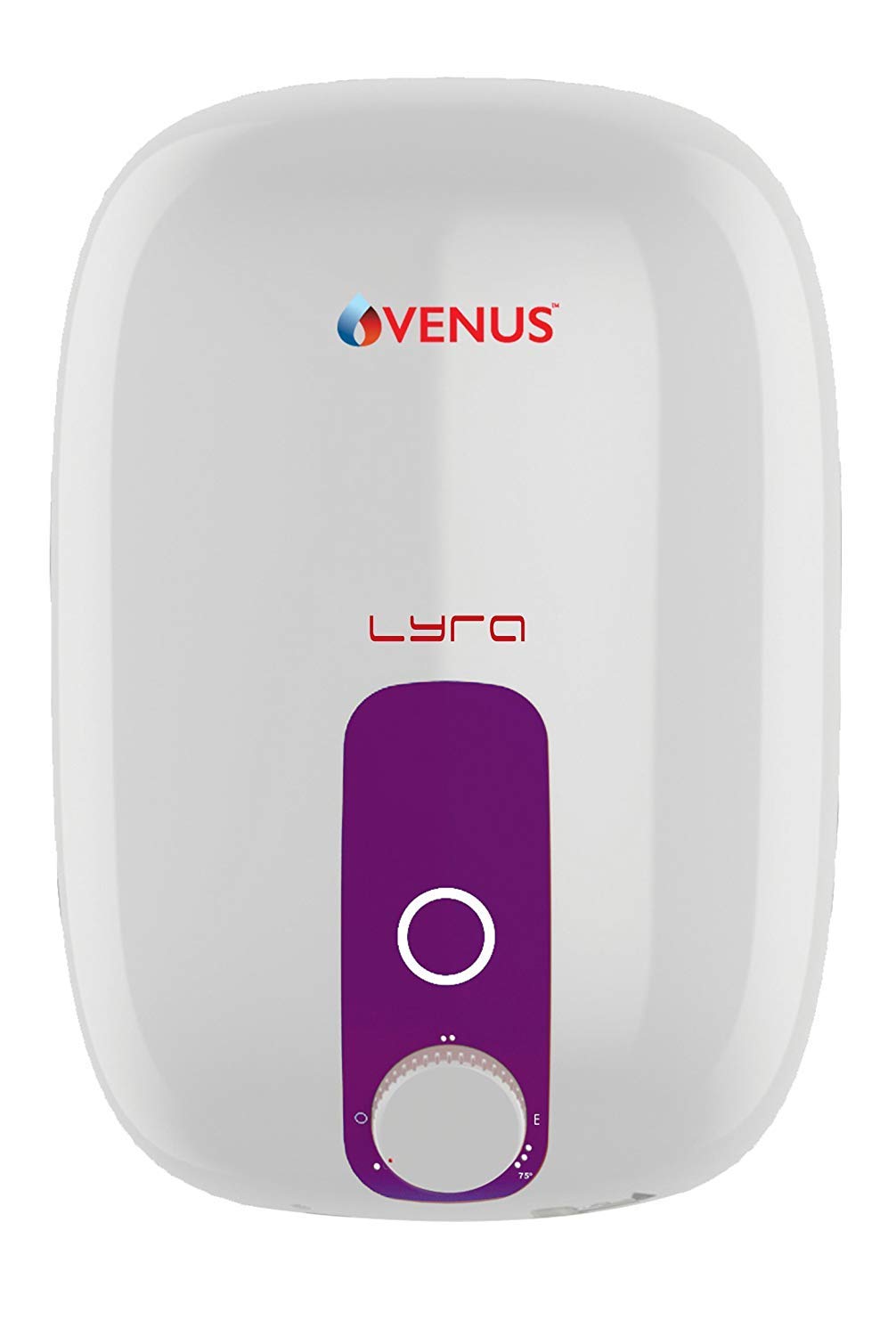 Venus Lyra 25R 2000-Watt Water Heater White Purple 5 Stars