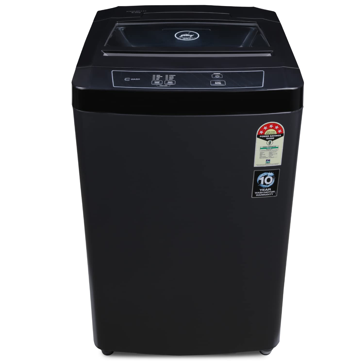 Godrej 6 Kg 5 Star Fully-Automatic Top Loading Washing Machine (WTEON 600 5.0 A GPGR, Graphite Grey)