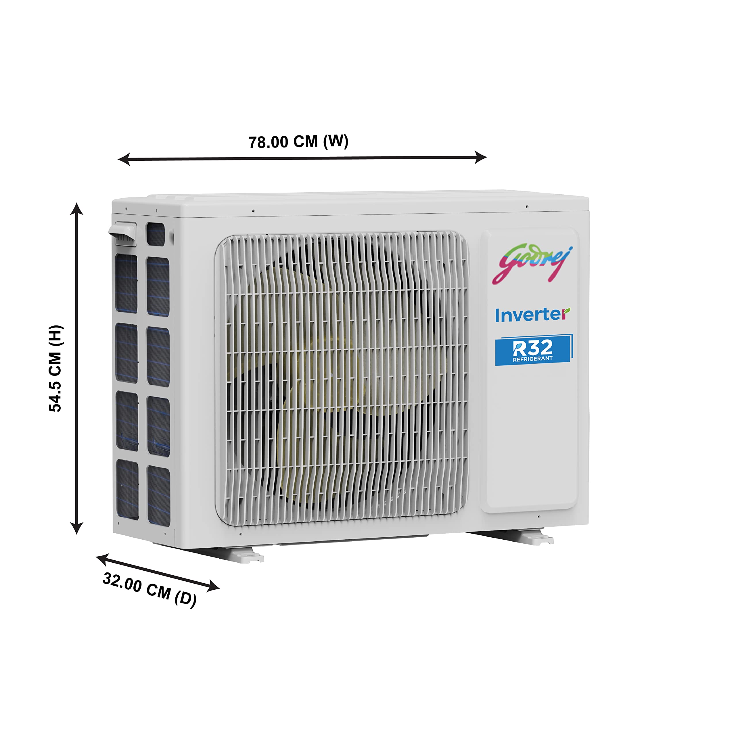 Godrej 1 Ton 3 Star Inverter Split AC (Copper, 2022 model, 5-in-1 convertible, Nano-Coated anti-viral filter AC 1T SIC 12TTC3-WWA, White)