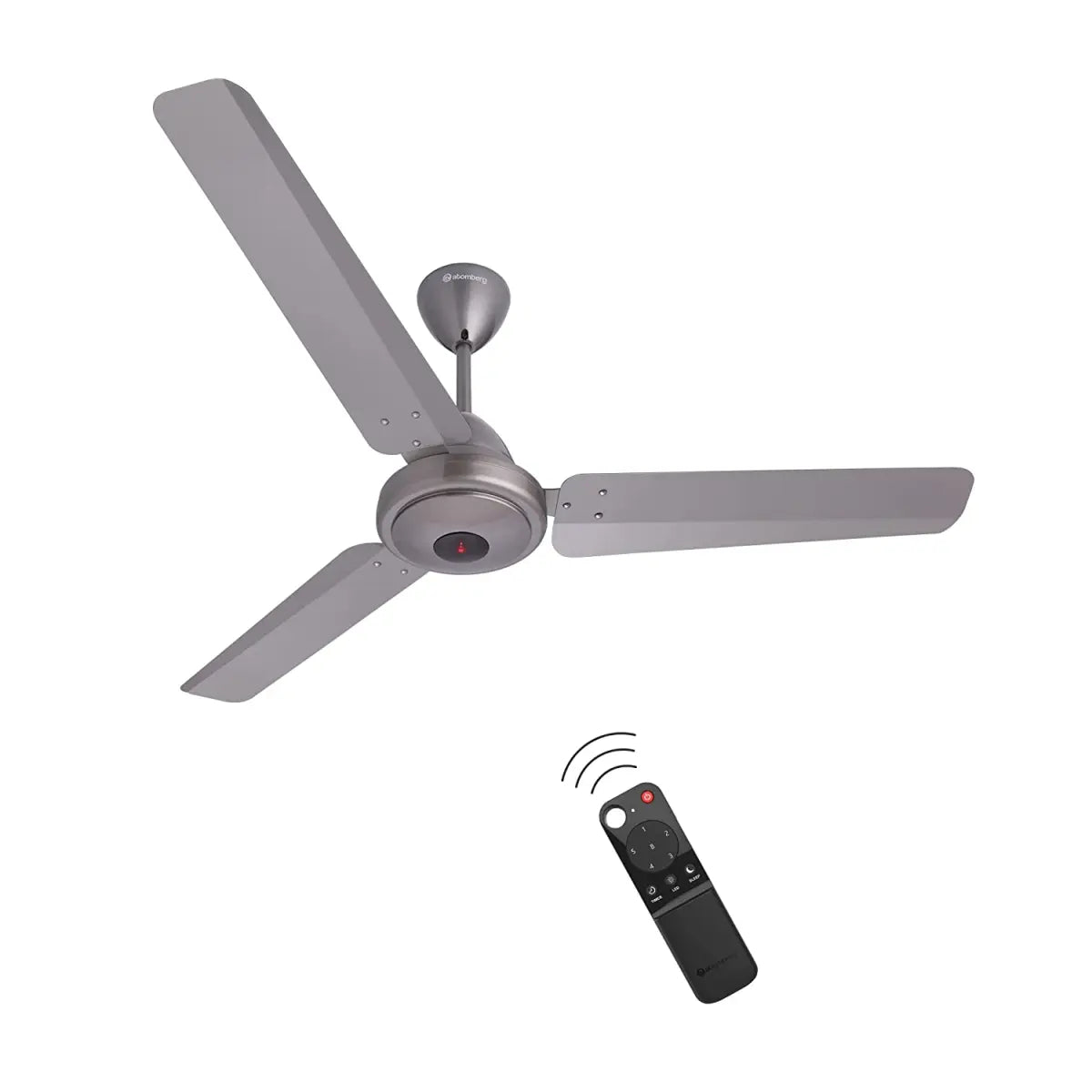 atomberg Efficio+ 1200mm BLDC மோட்டார் 5 நட்சத்திர மதிப்பீடு பெற்ற சீலிங் ஃபேன்ஸ் கிரே 