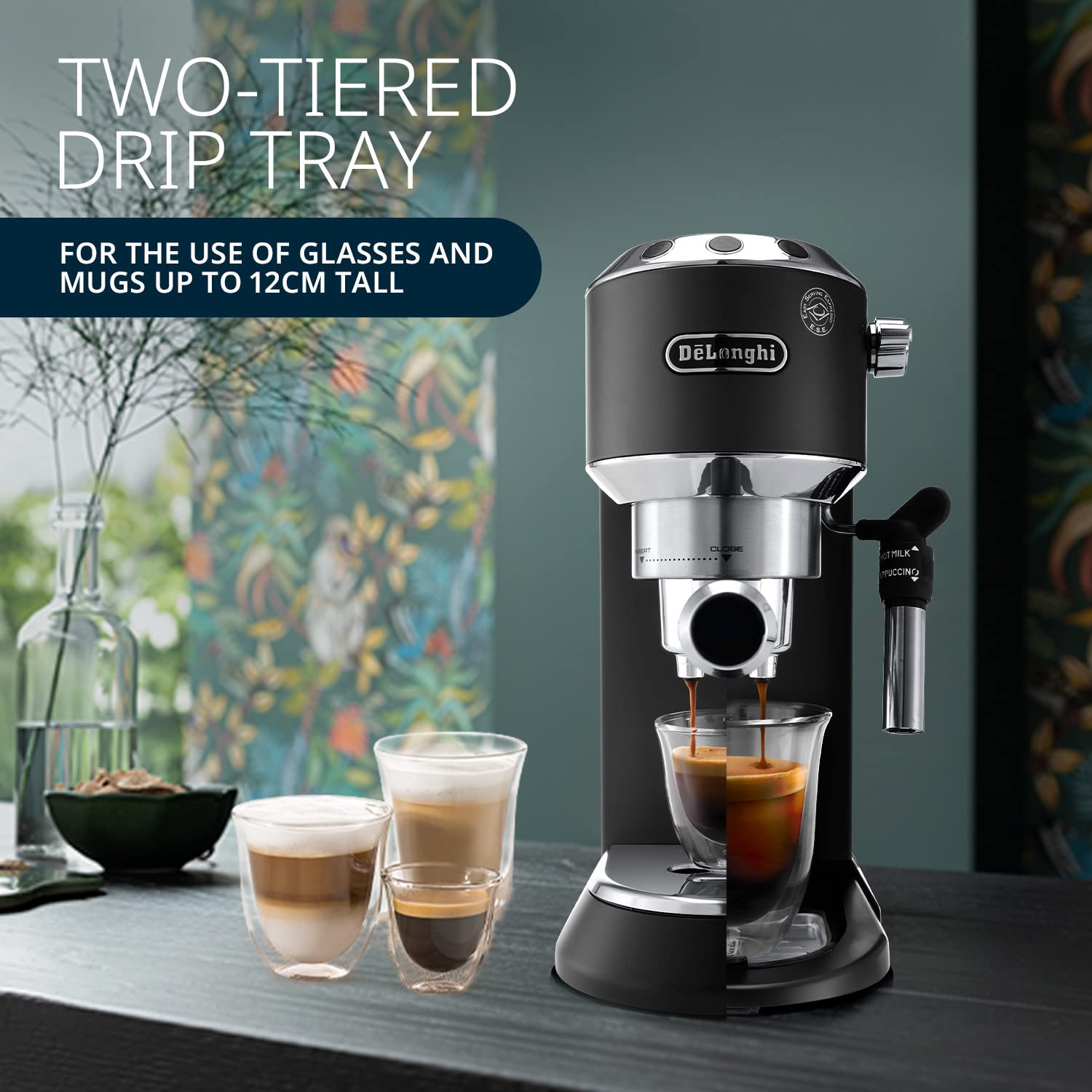 DeLonghi EC685.BK 1350-Watt Espresso Coffee Machine (Black)