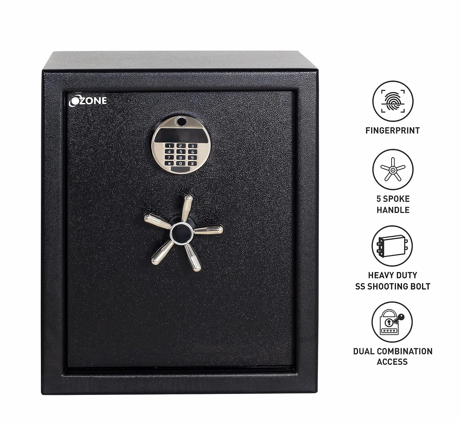 Ozone Premium Anti-Burglary Heavy Safe Locker -FORT SAFE AB DIGI-66 BLACK
