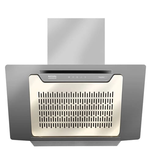 Kutchina Lavendor 90 cm 3rd Generation Auto Clean (Dry) Designer Hood Chimney