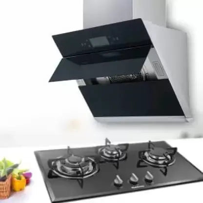 Blowhot Leia S SAC MS Auto Clean Wall Mounted Chimney 60CM (Silver 1300 CMH)