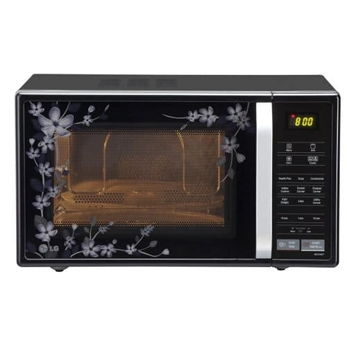 LG 21 L Convection Microwave Oven (MC2144CP, Black Paradise Floral)