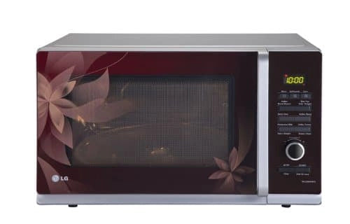LG 32 L Convection Microwave Oven (MC3283FMPG, Wine Red Floral)