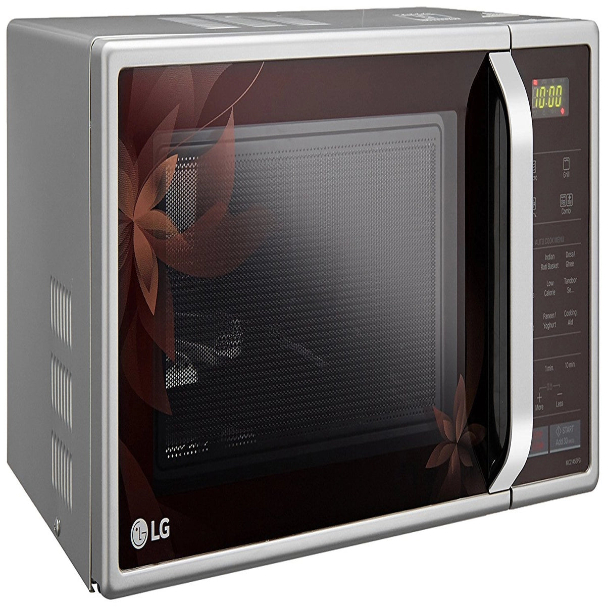 LG 21 L Convection Microwave Oven (MC2145BPG, Silver Dancing Floral)