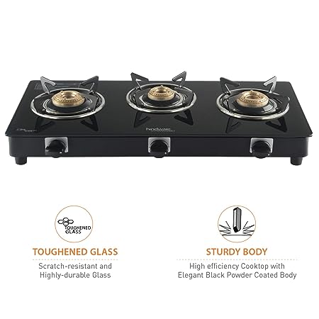 HINDWARE Brio Plus 3B Glass Cooktop