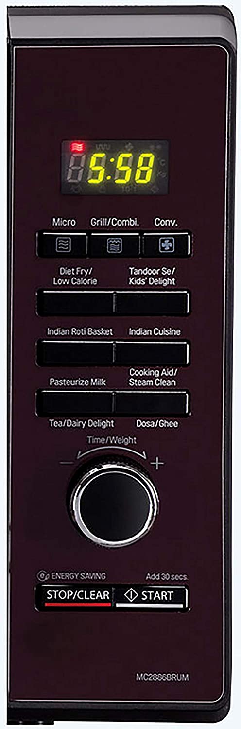 LG 28 L Convection Microwave Oven (MC2886BRUM, Black)