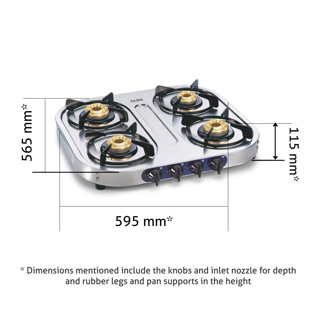 Glen Stainless Steel LPG Gas Stove (CT1044SS)