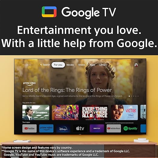 A80L | BRAVIA XR | OLED | 4K Ultra HD | High Dynamic Range (HDR) | Smart TV (Google TV) 210cm