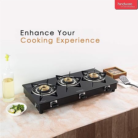 HINDWARE Brio Plus 3B Glass Cooktop