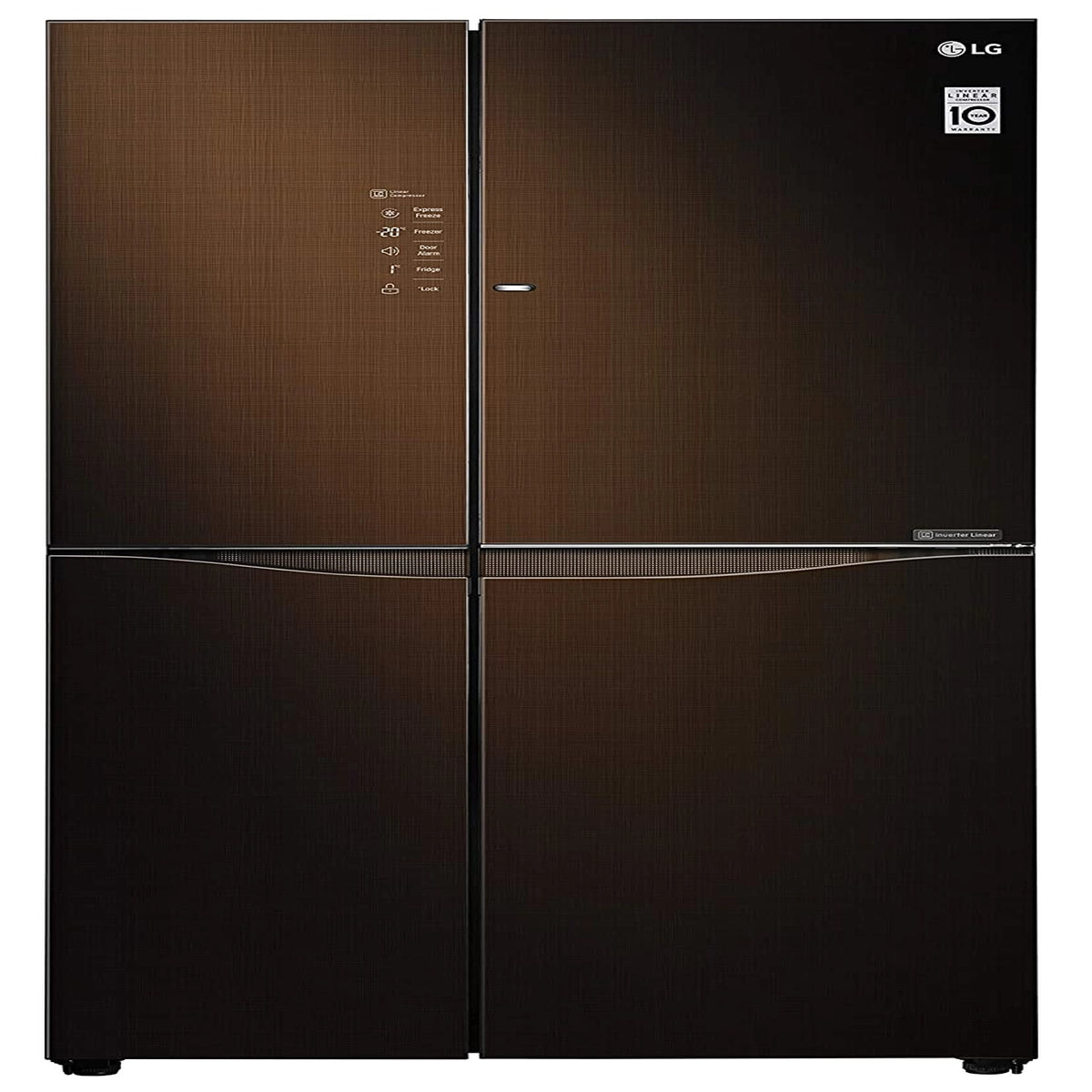 LG 675 L Inverter Frost-Free Multi-Door Refrigerator (GC-M247UGLN, Linen Brown)