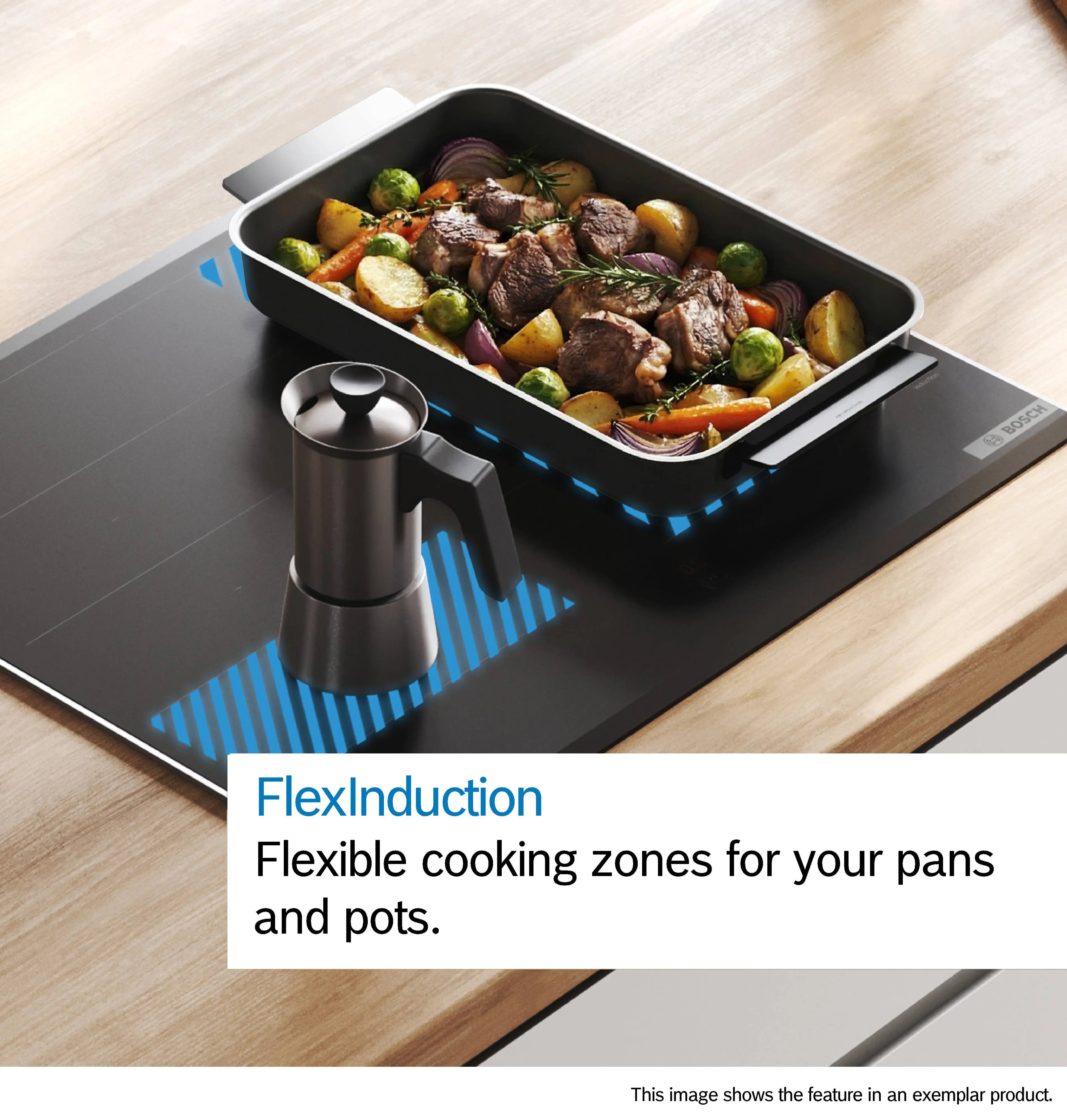 BOSCH Serie | 8 Induction hob with integrated ventilation system80 cm PXX875D67E