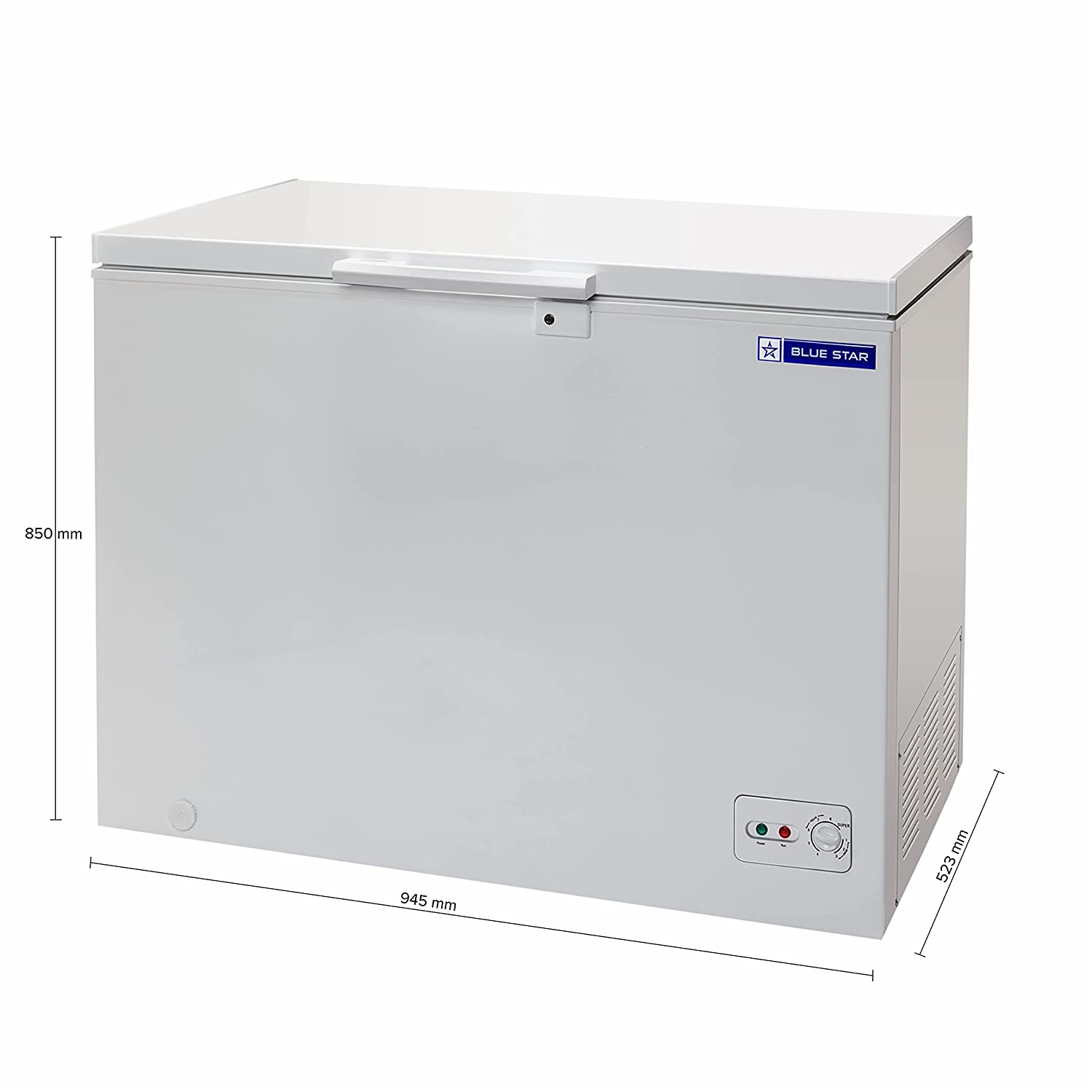 BLUE STAR CHFSD200FHSW Single Door Deep Freezer (200 Ltrs, White)
