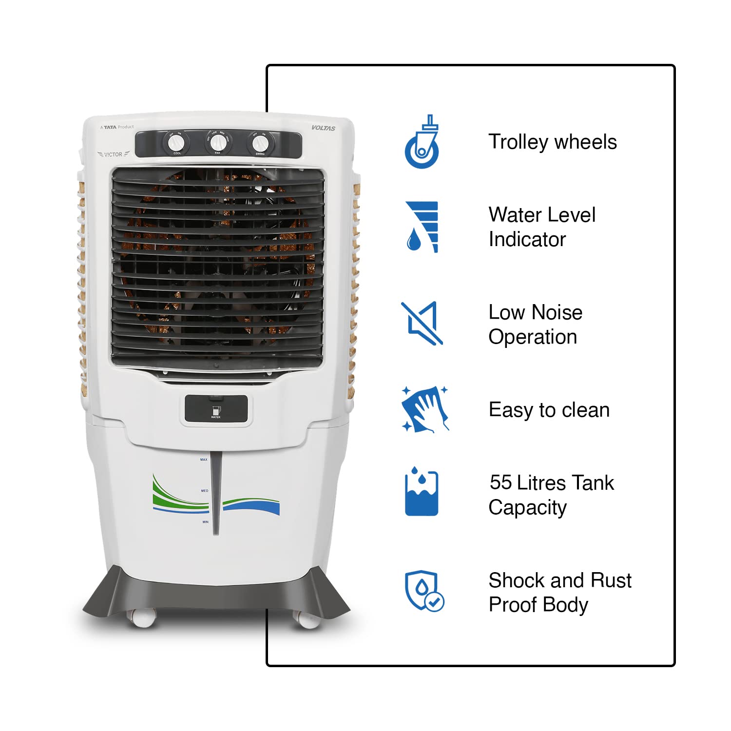 Voltas Victor Air Cooler - 55L