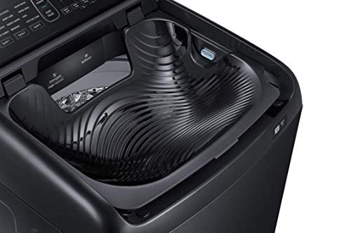 Samsung 16 Kg Inverter 5 star Fully-Automatic Top Loading Washing Machine (WA16N6781CV/TL, Black, Wobble Technology