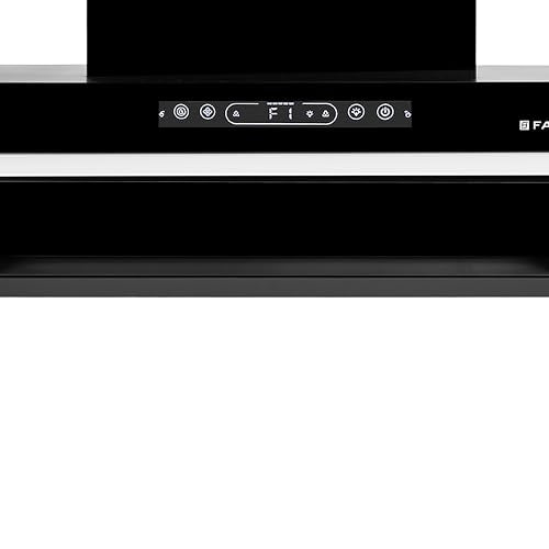Faber Pinnacle 75cm 1500m³/hr Autoclean Chimney|Digital Display|Filterless|Slant Body|T-Shape Panel|Touch+Gesture|12Yr on Motor,5Yr Comprehensive Warranty by Faber|Hood Pinnacle FL HC BK 75,M