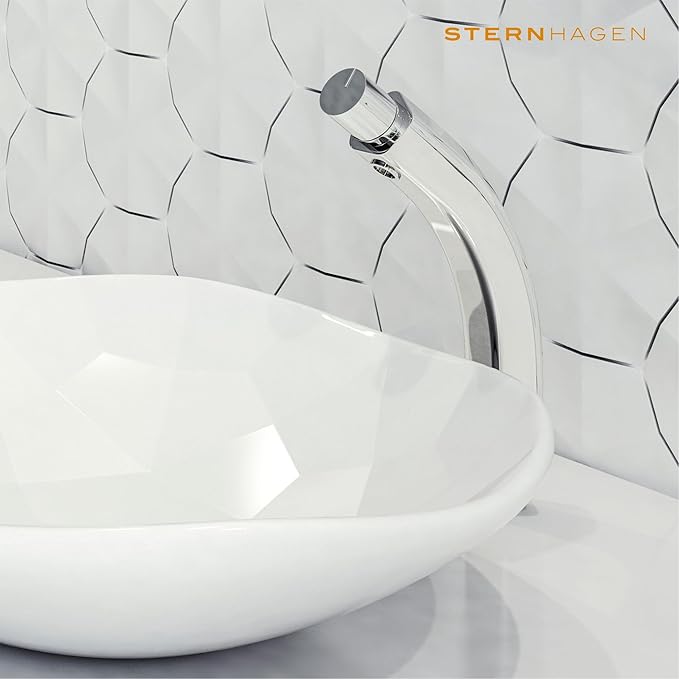 Sternhagen Pent SH60001 Chrome Single Lever Tall Basin Mixer - Sleek and Stylish