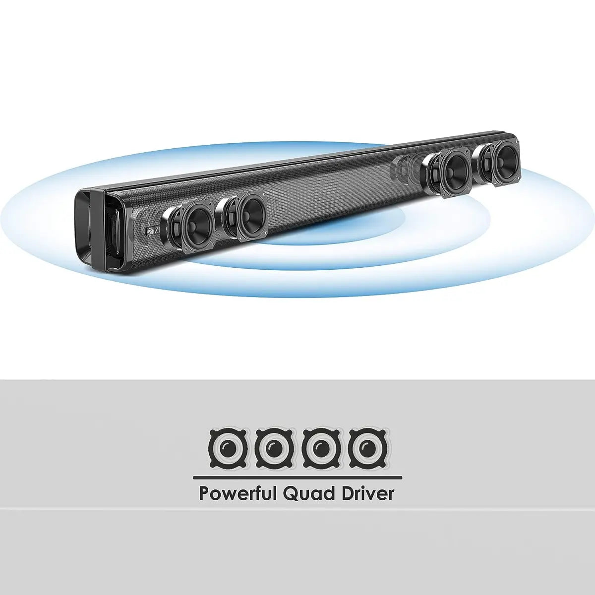 ZEBRONICS ZEB-JUKE BAR 3800 PRO DOLBY Wireless Bluetooth Single Soundbar With Supporting Wall Mount, USB, AUX, Optical IN, HDMI ARC & Remote Control. (60 Watt, 2.0 Channel)